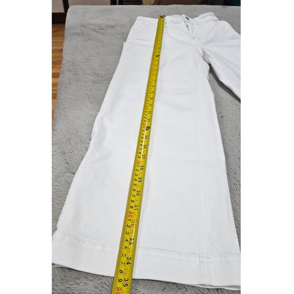 Everlane White Jeans Wide Leg, High Rise, Pants, New, Sz 0 - Picture 6 of 9